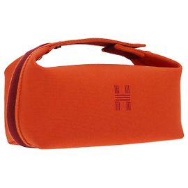 Hermès Birkin Pouch Orange Cotton Orange