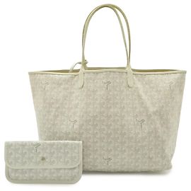 Borsa Tote Goyard Saint Louis PM Marrone Bianco