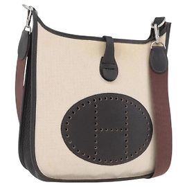 Sac à épaule Hermès Evelyn PM Beige