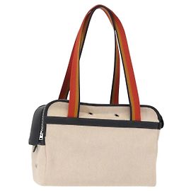Bolsa de transporte para pets Hermès Bege de algodão Bege