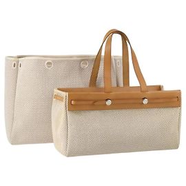 Bolso Tote GM Her Bag Cabus de Hermès Beige