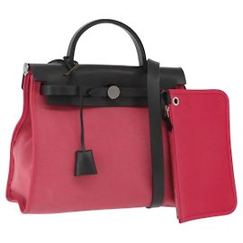 Bolso Hermès Herbag Zip Rosa