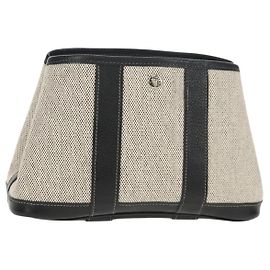 Hermès Hermes Garden Party Pouch Grey