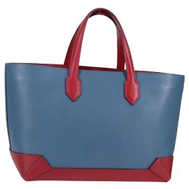 Hermès Bolsa Hermes Maxi Box Cabas 30 Azul