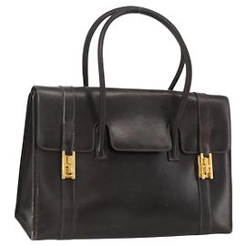Hermès Bolsa Hermes Drag 30 Marrom