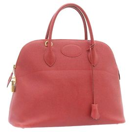 Hermès Hermes Bolide 37 Handbag Red