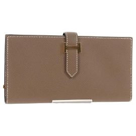 Hermès Birkin Wallet Beige Leather Beige