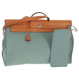 Borsa Hermès Her Bag Zip GM Blu