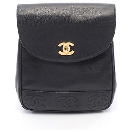 Sac à dos/sac à main Chanel Triple Coco Mark Noir