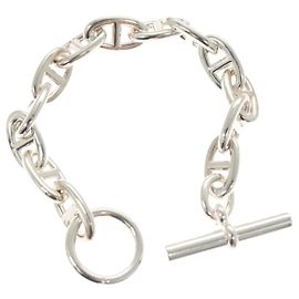Hermès Bracciale Chaine D'ancre MM Hermes Argento