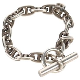 Hermès Bracciale Chaine D'ancre MM Hermes Argento