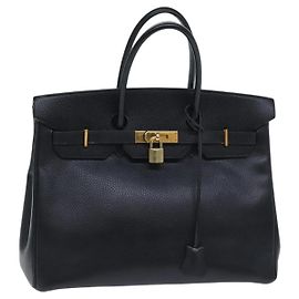 Hermès Hermes Birkin 35 Handbag Black