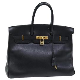 Hermès Hermes Birkin 35 Handbag Black