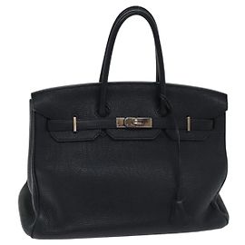 Hermès Hermes Birkin 35 Handbag Black