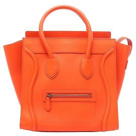 Céline Sac à main Celine Luggage Mini Shopper Rouge