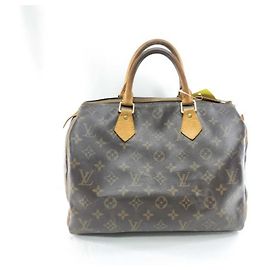 Louis Vuitton Speedy 35 Handbag Brown