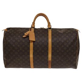 Bolsa Keepall Louis Vuitton em canvas Monogram 60 Marrom