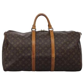 Louis Vuitton Keepall Monogram Canvas 55 Marrom