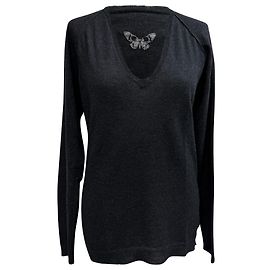Pull Happy Zadig & Voltaire en cachemire gris Gris