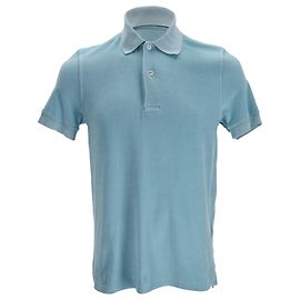 Polo Tom Ford en coton bleu clair Bleu Bleu clair