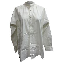 Joseph Button Down Hemd aus Weißer Baumwolle Weiß Roh