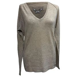 Pull V-neck en cachemire beige de Zadig & Voltaire Beige