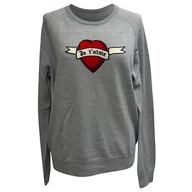 Rime Bis Pullover aus grauer Merinowolle von Zadig & Voltaire Grau