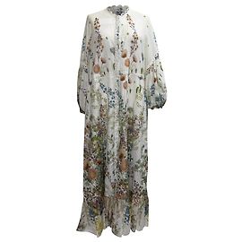 Autre Marque Vestido largo con estampado floral Charo Ruiz en algodón multicolor Multicolor