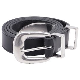 Céline Celine 2.5cm Embellished Belt in Black Leather Black