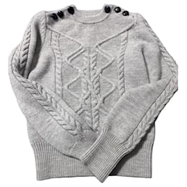 Isabel Marant Wollpullover Grau Grau