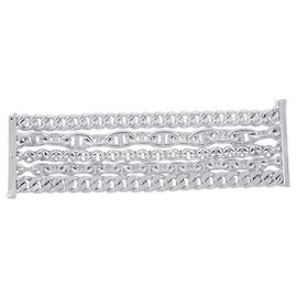 Pulsera Multi-Cadena Chaine d'Ancre Hermès Plata