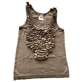 Top Givenchy con volant Beige