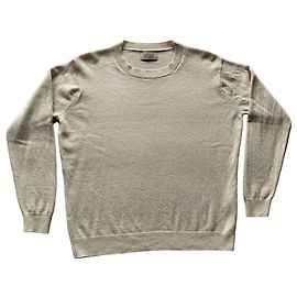 Autre Marque Beige Damen Cashmere Rundhalspullover Beige