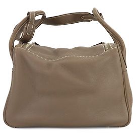 Bolso Hermès Lindy 30 en Gris Etoupe Gris pardo