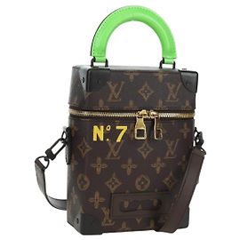 LOUIS VUITTON Borsa a Spalla Monogram Vertical Box Trunk M59664 LV Auth ARZ543SAM Monogramma