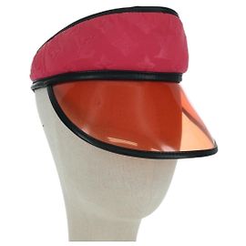 LOUIS VUITTON Monogram Sun Visor Pink LV Auth LNZ848V Pink Monogram