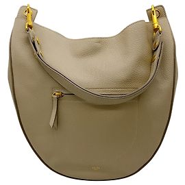Céline Borsa hobo in pelle taupe Celine Beige