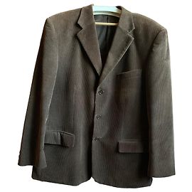 Autre Marque Braune Cordjacke Braun