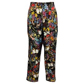 Valentino Garavani Valentino RARE Multicolor Butterfly Print Silk Pants Multiple colors