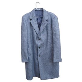 Autre Marque Daniel Mirville Grey Wool Overcoat Grey