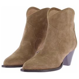 Isabel Marant Botas de camurça de cano baixo Marrom