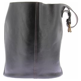Soeur "Saudade" schwarze Lederhandtasche Schwarz