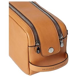 Necessaire de beleza Brunello Cucinelli Marrom Camelo