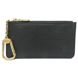 Louis Vuitton Epi Leather Coin Case Black
