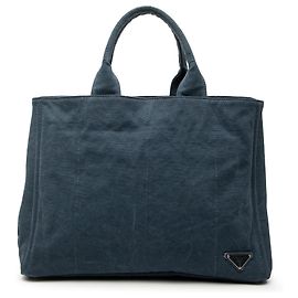 Bolsa tote de denim azul Prada Azul Outro