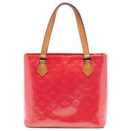 Louis Vuitton Pink Monogram Vernis Houston Pink