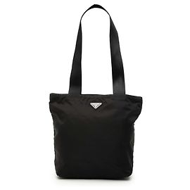 Prada Black Tessuto Tote Black