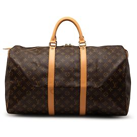 Louis Vuitton Brown Monogram Keepall 50 Brown