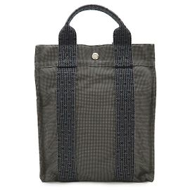 Hermès Aline Rucksack aus Canvas Grau