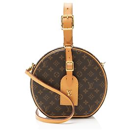 Bolsa de Ombro Petite Boite Chapeau em Canvas Monogram Louis Vuitton Marrom